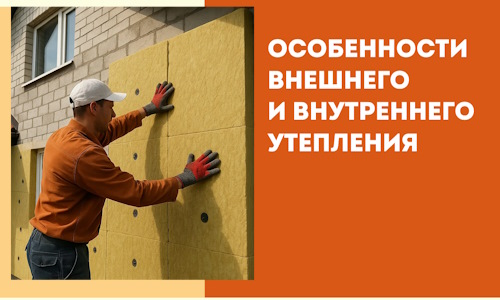 Какие особенности внешнего и внутреннего утепления в Вятских Полянах
