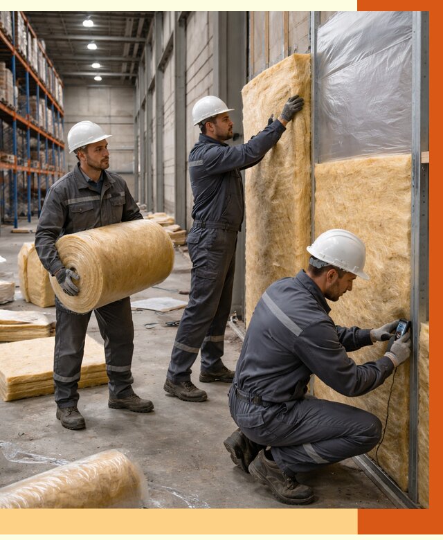 Утепление логистического центра в Вятских Полянах от 4568 руб/м² под ключ | ТепломастерВтс