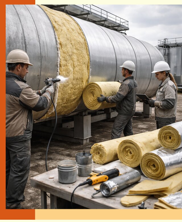 Утепление цистерны в Вятских Полянах — утеплители и монтаж под ключ